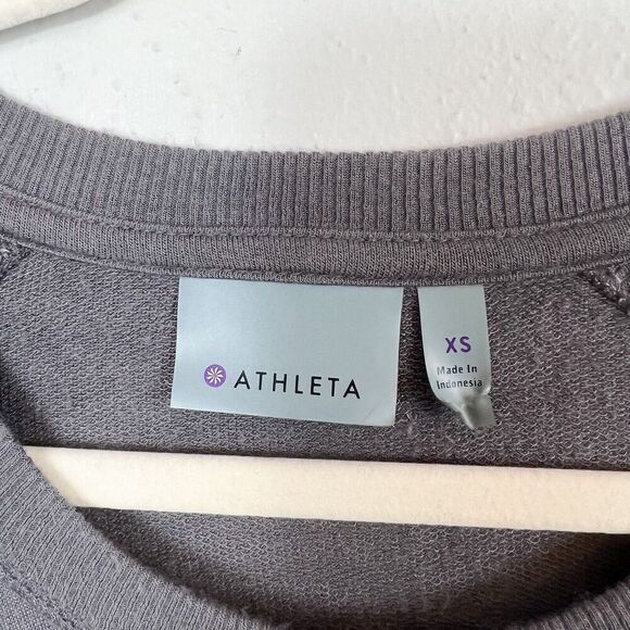 ATHLETA Asymmetric Grey Long Sleeve Top Size XS - Picture 4 of 7